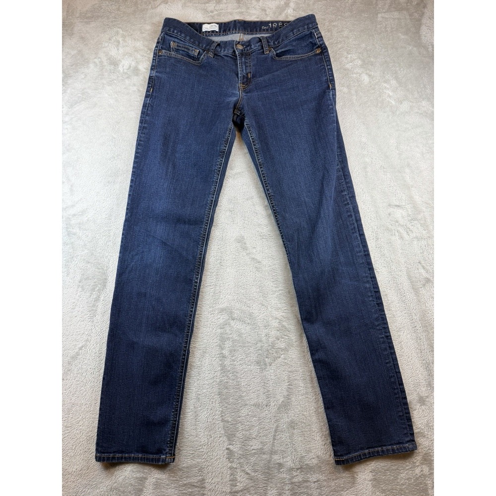 Gap 1969 Jeans Women's‎ Size 28/6r Dark Wash Stretch